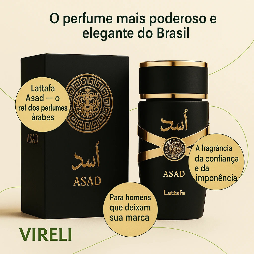 Compre 1 leve 3 Perfumes Árabes Masculinos (Asad Lattafa,Club de Nuit, Fakhar Black)